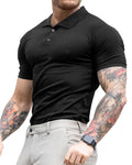Lehmanlin Breathable Muscle Polo